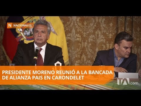 Miembros directivos de Alianza PAIS se reúnen con presidente Moreno - Teleamazonas