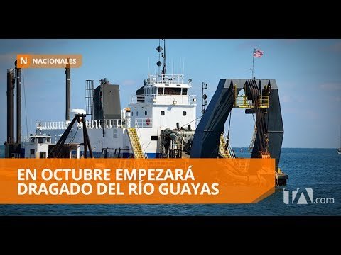 20 meses tomará el dragado del Río Guayas - Teleamazonas