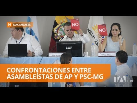 Incidentes se dan un día después de que Moreno y Nebot llamen a la unidad - Teleamazonas