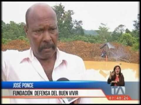 Pobladores de San Lorenzo denuncian la afectación que ocasiona la extracción de oro