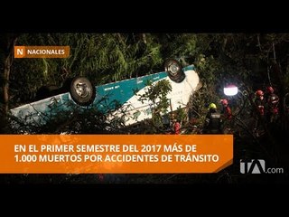 Descargar video: Alarmantes cifras de accidentes de tránsito en el país - Teleamazonas