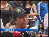 Con un plantón en Guayaquil venezolanos rechazaron la Asamblea Constituyente