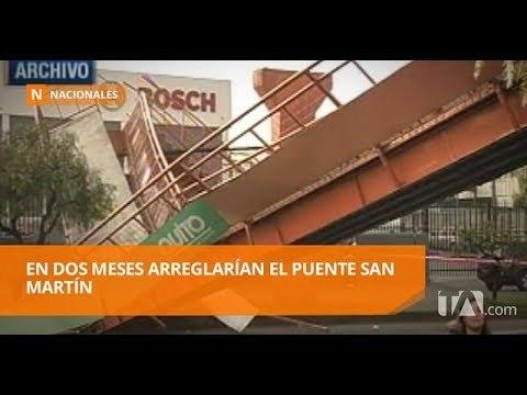 En dos meses colocarían parte que le falta a paso peatonal - Teleamazonas