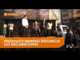 El presidente Lenín Moreno hace fuertes afirmaciones sobre situación política actual  - Teleamazonas