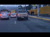 Caos en el acceso norte de Quito por manifestación de transportistas