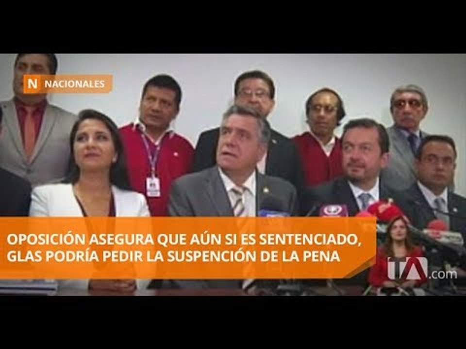 Oposición asegura que encausamiento de Glas es un "tongo" - Teleamazonas