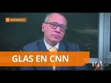 Jorge Glas fue entrevistado por cadena de noticias CNN - Teleamazonas