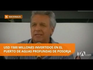 Empezó la construcción del puerto de aguas profundas - Teleamazonas
