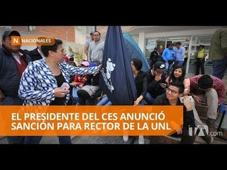 Download Video: Sancionan por tercera vez a rector de la Universidad Nacional de Loja - Teleamazonas