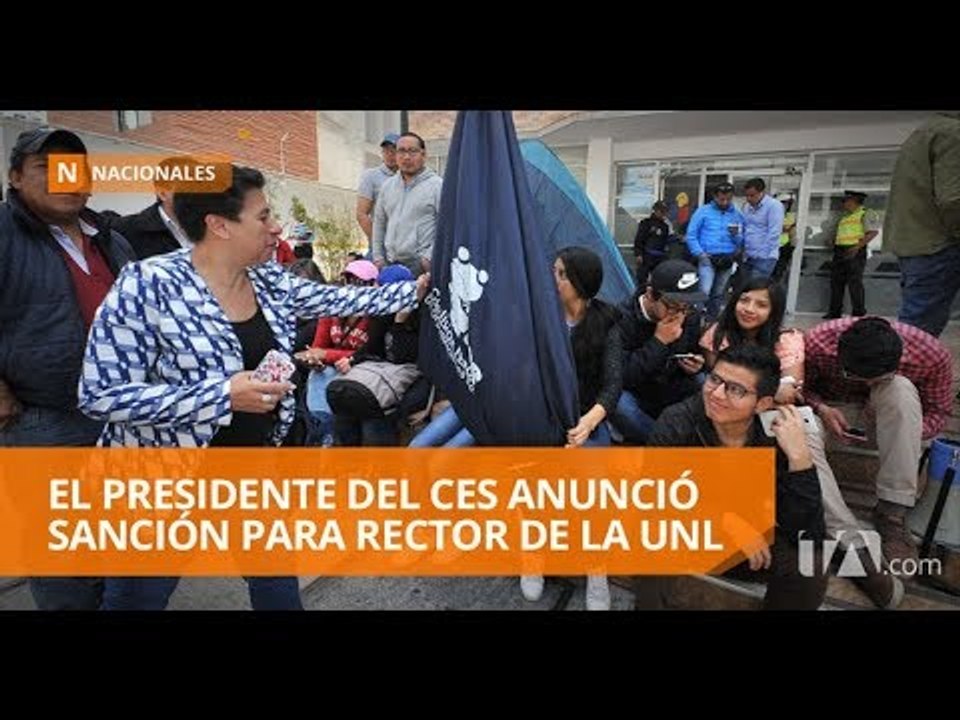 Sancionan por tercera vez a rector de la Universidad Nacional de Loja - Teleamazonas
