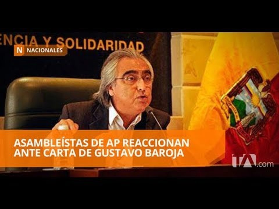Gustavo Baroja envía carta de apoyo a Lenín Moreno - Teleamazonas