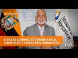 Ministerio de Hidrocarburos llama a Odebrecht a corregir poliducto Pascuales-Cuenca   - Teleamazonas