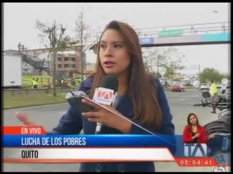 Un accidente se registró en el sector Lucha de los Pobres