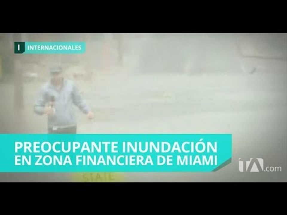 Distrito financiero de Miami completamente inundado - Teleamazonas