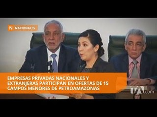 Скачать видео: Petroamazonas realizó la apertura de 15 campos menores - Teleamazonas