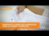 Hasta la Presidencia llegan propuestas de preguntas para la consulta - Teleamazonas