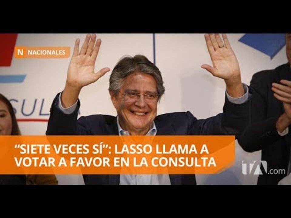 Guillermo Lasso respalda la consulta popular - Teleamazonas