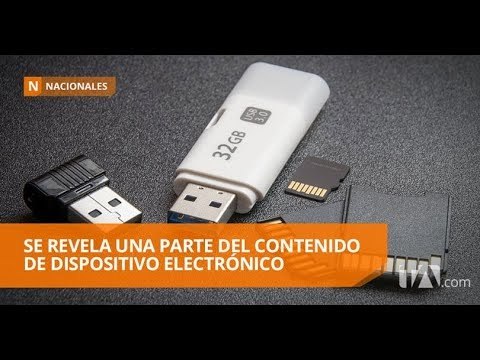 Teleamazonas tuvo acceso a contenido del ‘pendrive’ - Teleamazonas