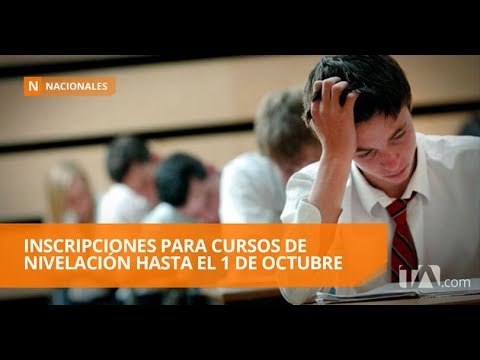 Estudiantes podrán inscribirse en curso de nivelación - Teleamazonas