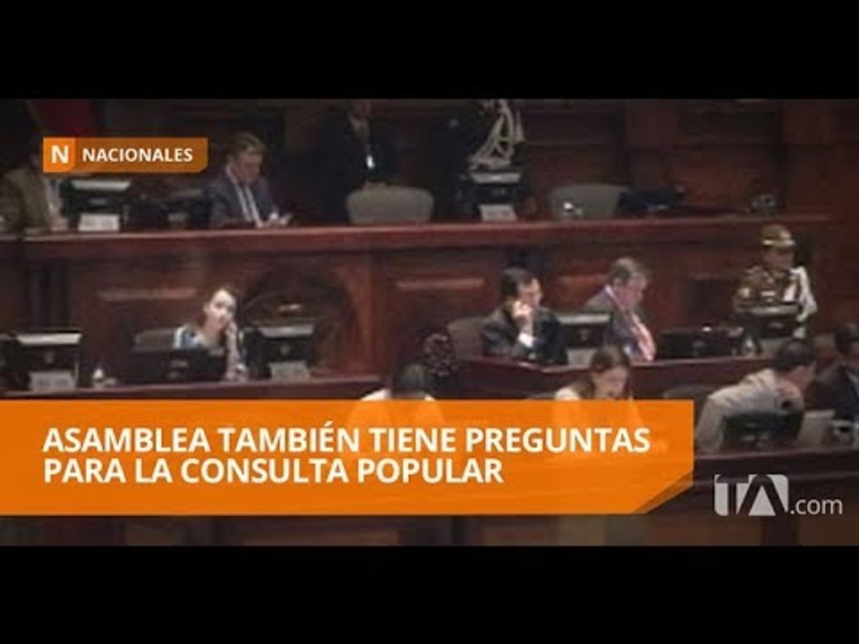 Desde el Legislativo también hay preguntas para la consulta popular - Teleamazonas