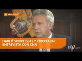 Moreno dio declaraciones sobre Jorge Glas a CNN - Teleamazonas
