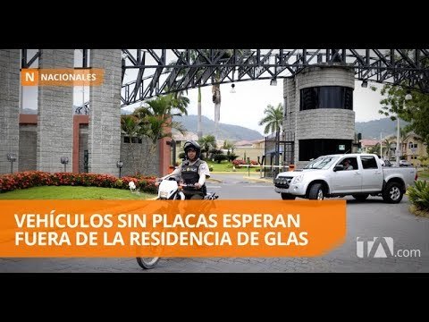 Hay movimiento fuera del conjunto residencial donde vive Jorge Glas - Teleamazonas