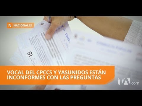 Las preguntas para la consulta popular generan reacciones - Teleamazonas
