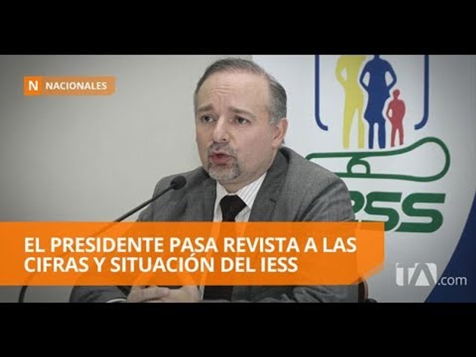 Lenín Moreno analiza las cifras del IESS - Teleamazonas