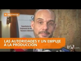 Скачать видео: Autoridades pretenden potenciar esfuerzos en materia económica  - Teleamazonas