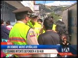 Hombre muere apuñalado en el sur de Quito