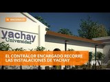 Pablo Celi recorre Yachay y revisa contratos - Teleamazonas