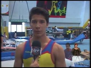 Joshua Calvache, gimnasta ecuatoriano 24 Horas Deportes