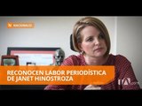 Janet Hinostroza recibe reconocimiento de la Fundación Honoris Causa - Teleamazonas