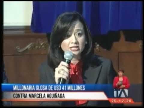 Contraloría confirma glosa de 41 millones para Marcela Aguiñaga - Teleamazonas