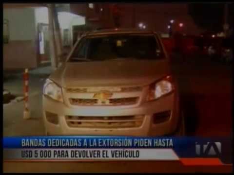 Ladrones piden $5.000 para devolver autos robados