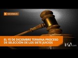 Proceso de selección de jueces culmina el 15 de diciembre - Teleamazonas