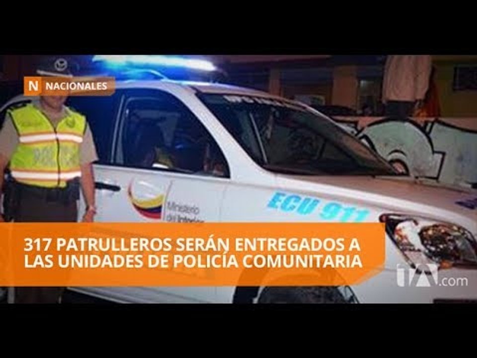Varias unidades de Policía Comunitaria se beneficiarán de patrulleros - Teleamazonas