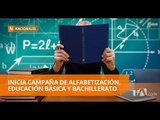 Inscripciones para el programa de alfabetización a distancia - Teleamazonas