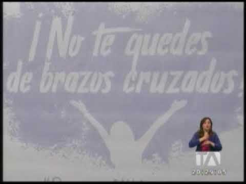 Presidente Moreno encabezó lanzamiento de campaña contra la violencia - Teleamazonas