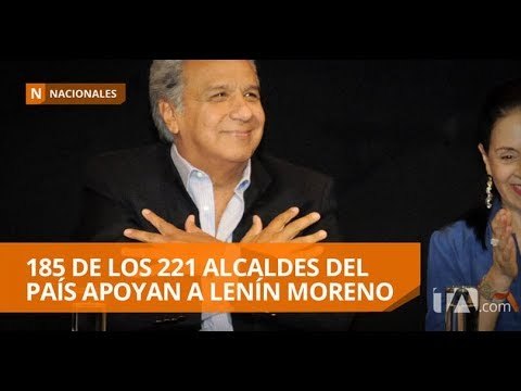 Alcaldes presentan su apoyo a Lenín Moreno y la consulta - Teleamazonas