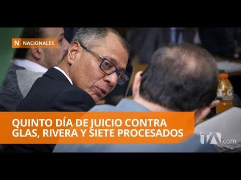 Nuevos testimonios en audiencia de juicio en contra de Glas y ocho más - Teleamazonas