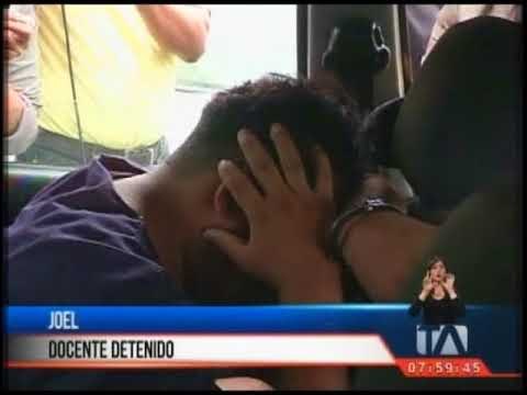 Capturan a profesor acusado de abusar de un niño de 5 años en Guayaquil