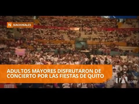 Concierto Quitonía de la tercera edad se realizó en el Coliseo Rumiñahui - Teleamazonas