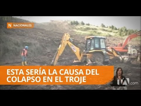 Aún no se determinan las causas para el desplome del Troje - Teleamazonas