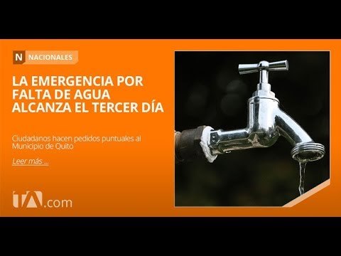 Así amanece el sur de Quito, aún sin agua -Teleamazonas