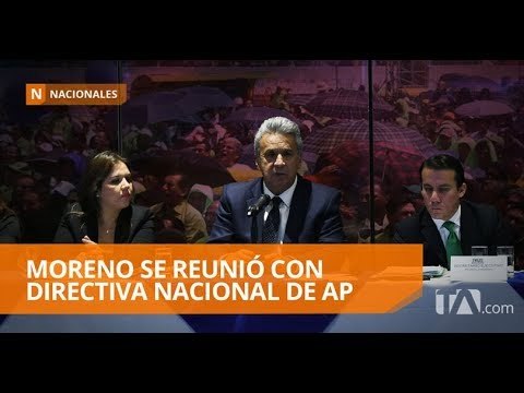 Lenín Moreno se reunió con legisladores y directiva de Alianza PAIS - Teleamazonas