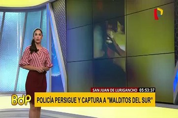 SJM: capturan a miembros de peligrosa banda “Los Malditos del Sur”