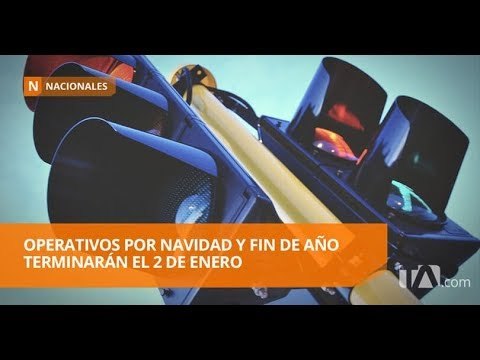 Listos operativos de seguridad por Navidad y Fin de Año - Teleamazonas