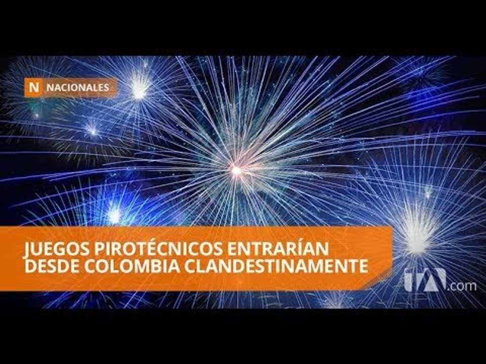 Autoridades realizan controles al expendio de juegos pirotécnicos - Teleamazonas