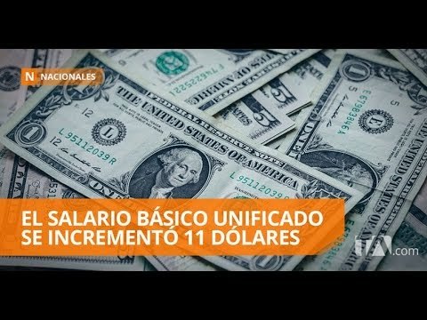 El Gobierno incrementó el SBU para el 2018 - Teleamazonas